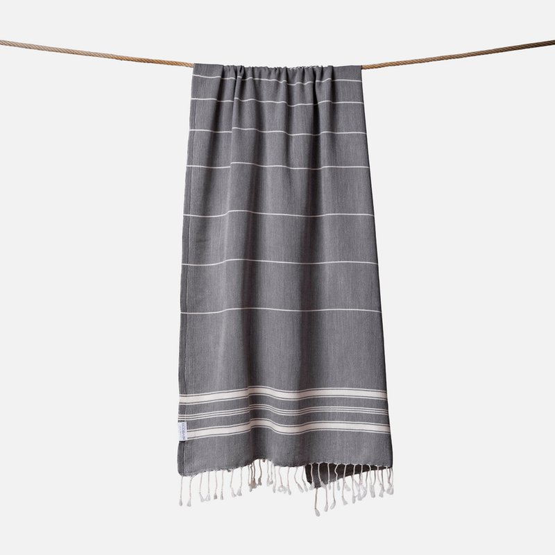 Serviette Ecobain "Nouveau Classique" | Nuage d'orage (Dunkelgrau)