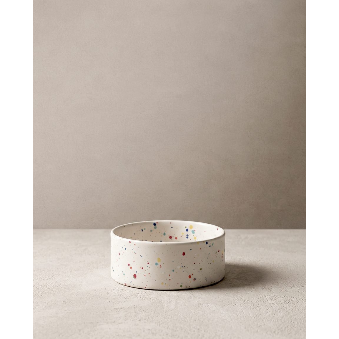 New Party Pet Bowl 14cm Set 2 White