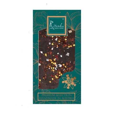 Premium pure chocolade - zout, chili