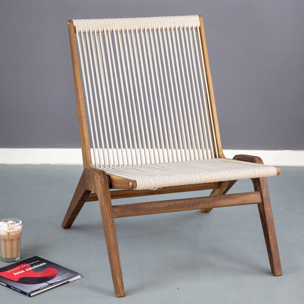 X-Chair Räuchereiche / Beige
