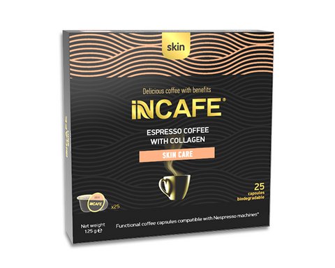 iNCAFE SKIN espressokoffie, 25 Nespresso comp. capsules