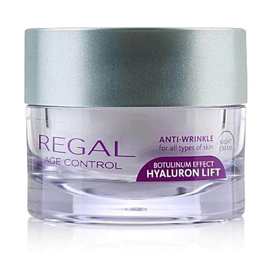 Crème de Nuit Anti-Rides – Effet Botox avec Argireline & Hyaluron | Régal 45ml