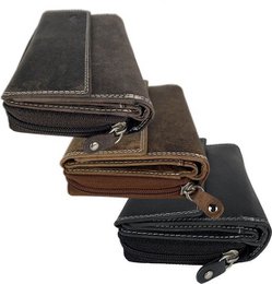Arrigo Ladies Wallet - Brown Real Leather