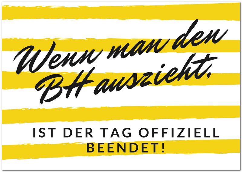 Postkarte "BH"