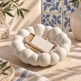 LAVURI Ihr eigenes Bubble-Tablett – handgefertigtes Deko-Tablett, DIY-Schale