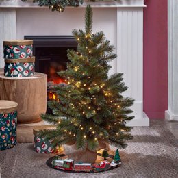 Artificial Christmas tree Forest frosted Green