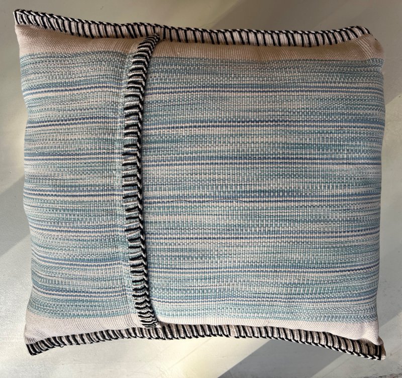 Kissen Azure – Hellgrüne Creme