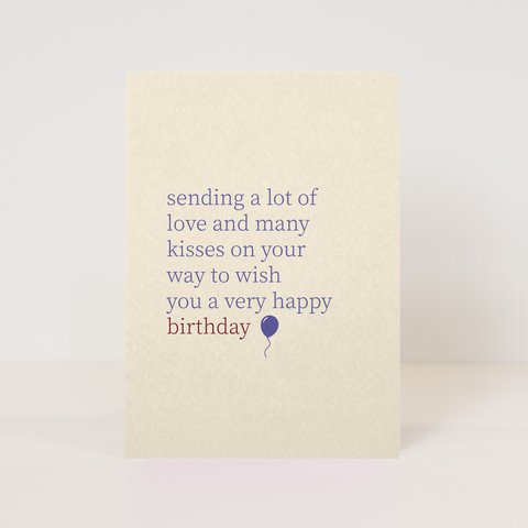 Postcard 'Birthday'