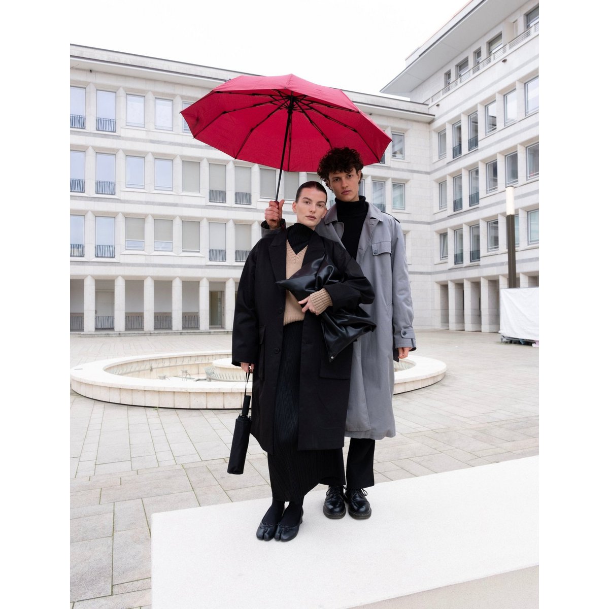 Opvouwbare paraplu Iconisch - Rood