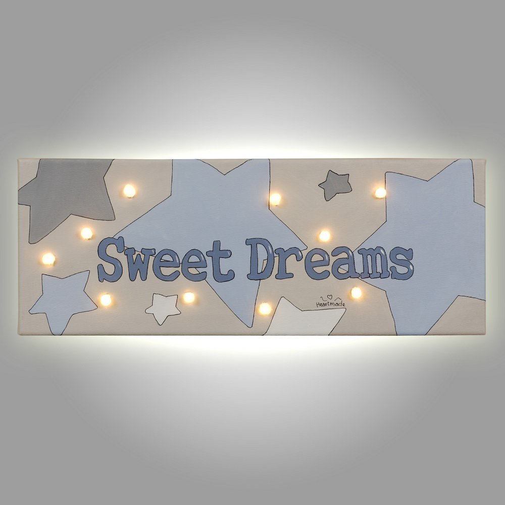 Duże gwiazdy Led Light Canvas