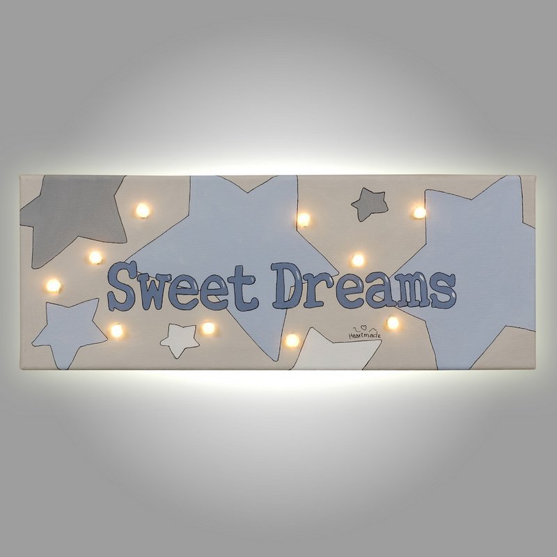 Toile Lumineuse Led Grandes Étoiles