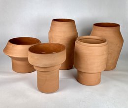 Lanikai Vase nøgen | Keramik | Plantepotte | Wabi Sabi | Terracotta