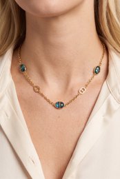 Collier maille marine en acier inoxydable