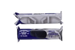 Narghilè Narghilè Chicha Carbone 33mm - 10 Rotoli - 100 carboni - 1 kg
