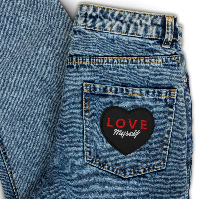 LOVE Myself Broderede patches Sort