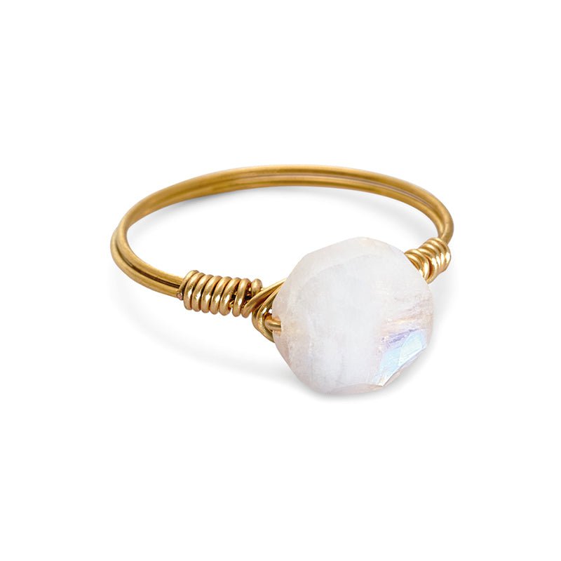 Bague Pierre de Lune Or - Beauty Story