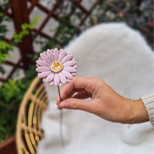 Gerbera ⌀ environ 5 cm | tige de 39 cm