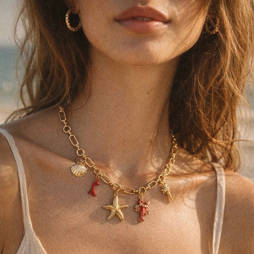 THE CORAL CLUB - Collana con Charms