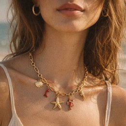 THE CORAL CLUB - Collana con Charms