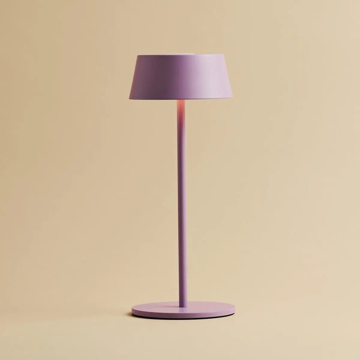 Lámpara de mesa recargable Hugo Violet Lila