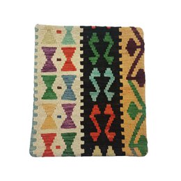 Funda de Cojín Kilim Tejido a Mano Liquen