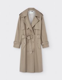 Trenchcoat med bælte