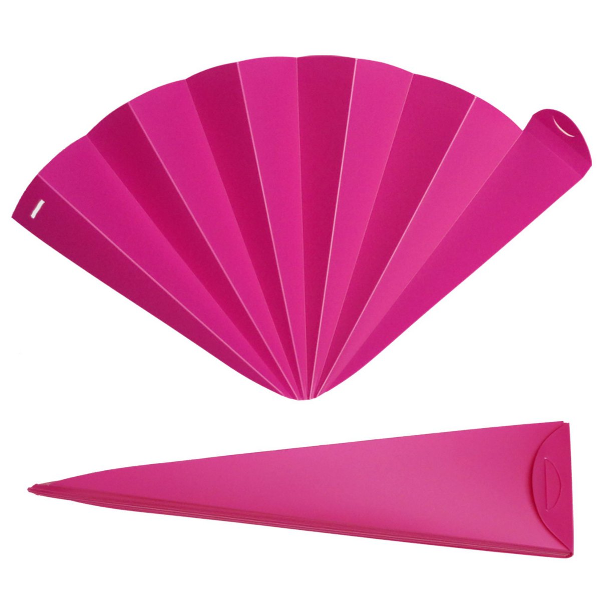 Abanico, abanico, abanico, rosa opaco