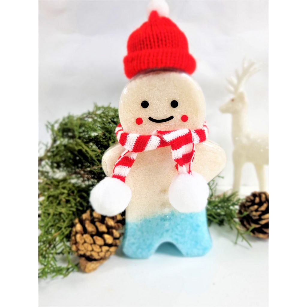 Snowman bath salt