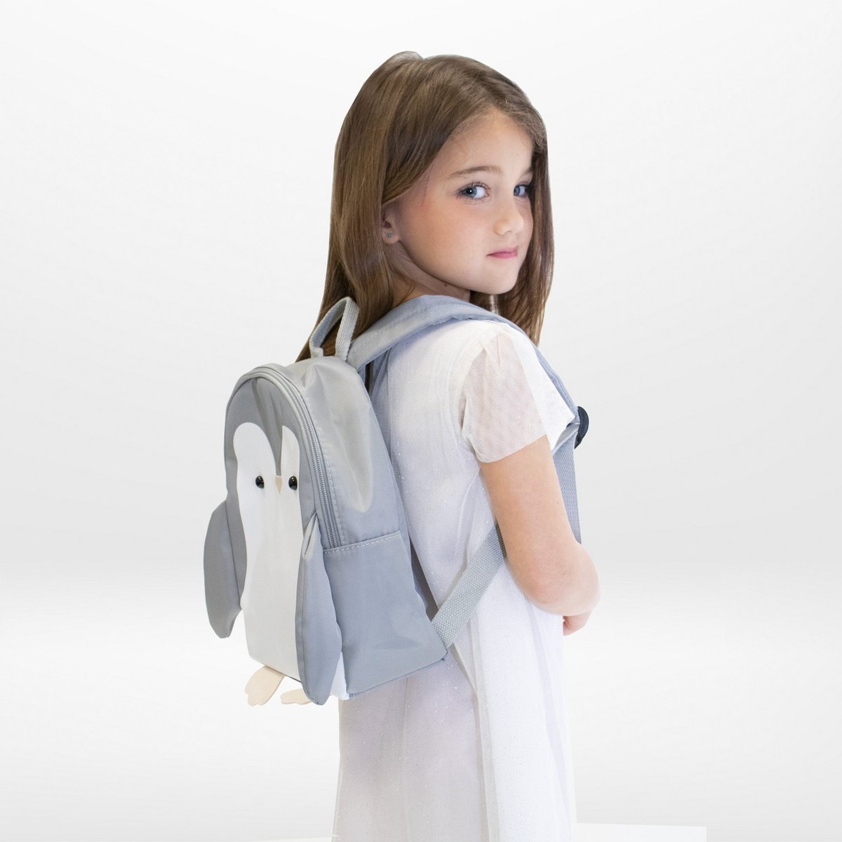 Animal fashion backpack for children the little penguin - Miyu Gray
