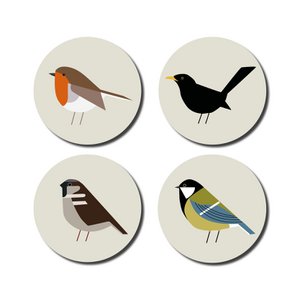 Coasters · Garden birds 01