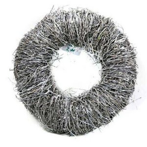 WREATH VINE 1PC WHITE WASH