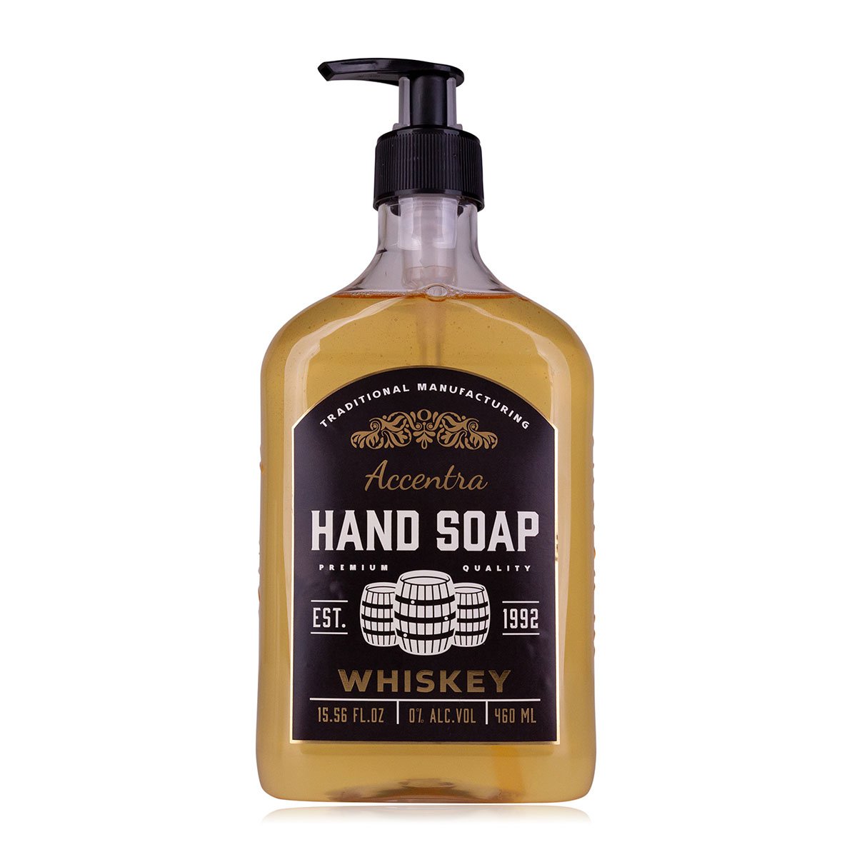 Distributeur de savon avec savon pour les mains WHISKY, 460ml