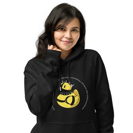 Felpa raglan organica unisex SM-Duck