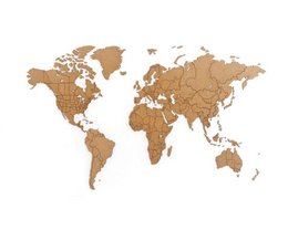 Carte du monde en bois - True Puzzle