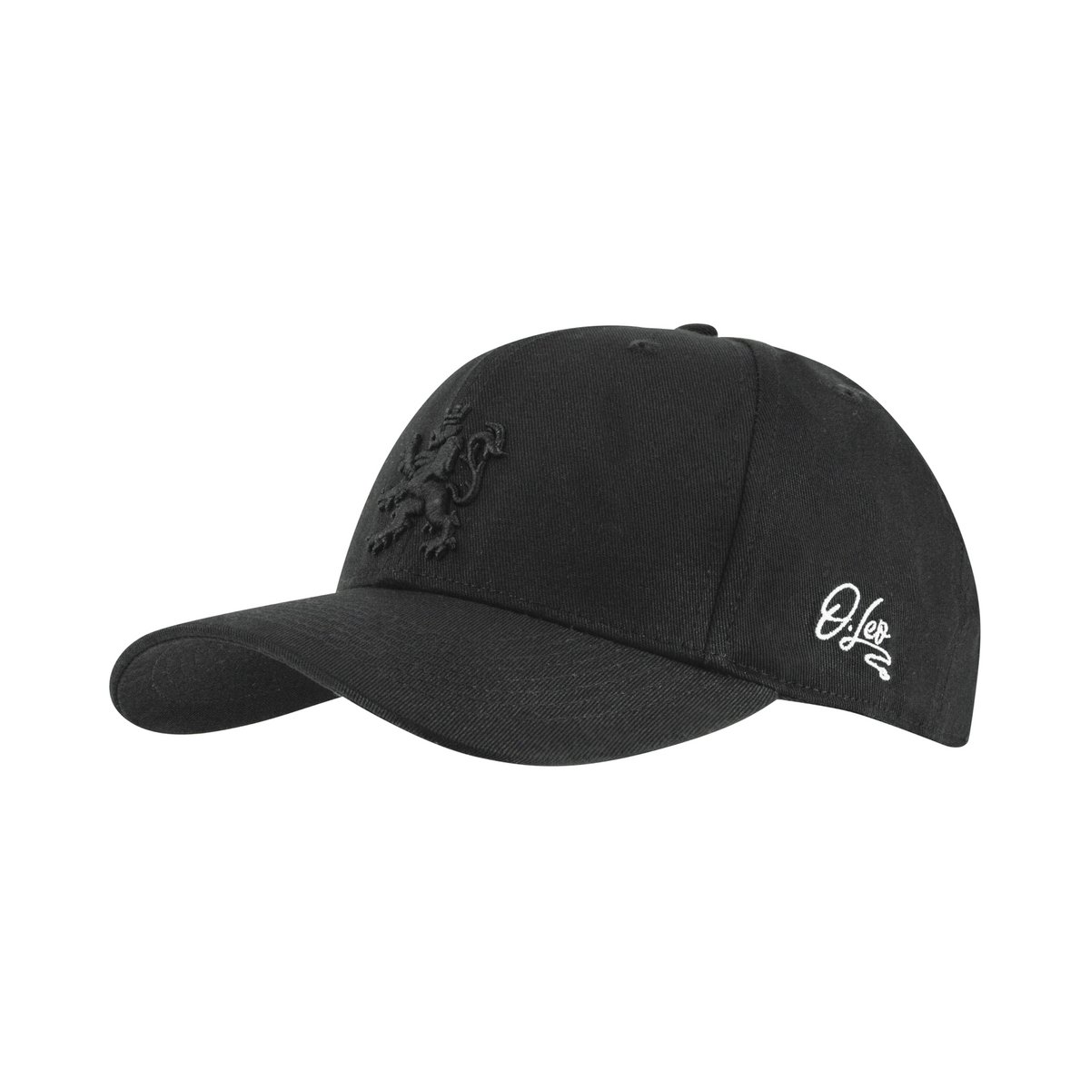 O.Leo baseballkasket - Sort - Black Lion - Unisex