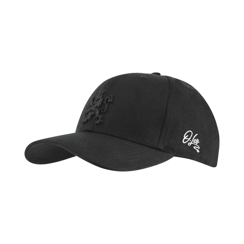Gorra de béisbol O.Leo - Negro - León Negro - Unisex
