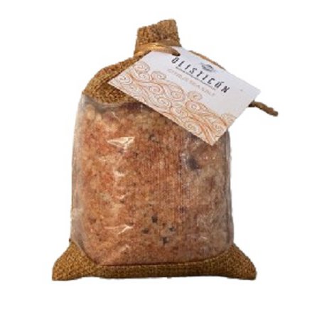 Unraffiniertes Meersalz mit Zitrusfrüchten (gedrucktes Logo – keine zusätzlichen Kosten)