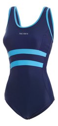 T8125-50 | Damen Sport-Badeanzug – Nachhaltig, ECONYL® Recycled, Made in EU, Schnelltrocknend - Dunkelblau