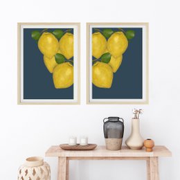 Et par plakat citroner