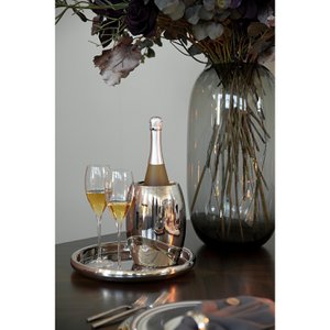 Wine cooler APOLLO stainless steel silver-colored diameter 16 cm height 21 cm