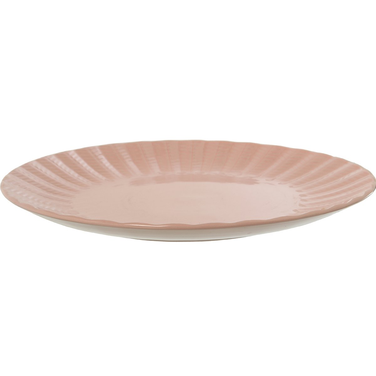 ASSIETTE CÉRAMIQUE ROSE °27X2.8CM CU7320