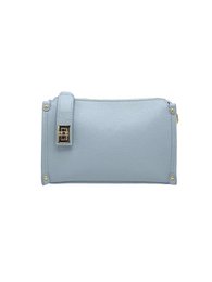 Genuine Leather Boxy Crossbody Bag, Made in Italy, art. 112759