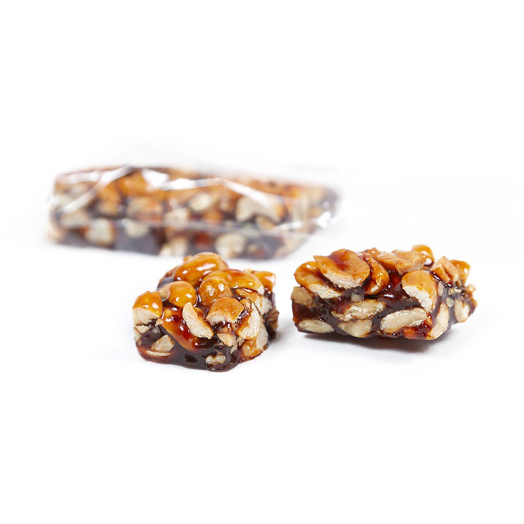 Westindischer Erdnussnougat „Sik mit Pistazien“ (vegan)