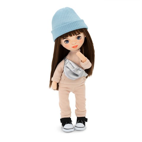 Soft toy, Sweet Sisters - Sophie in a Beige Tracksuit (35cm)