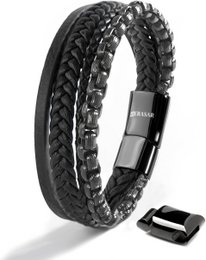 Læderarmbånd "Hero"