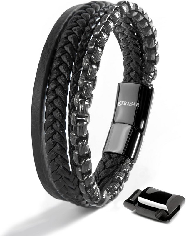 Bracciale in pelle "Eroe"
