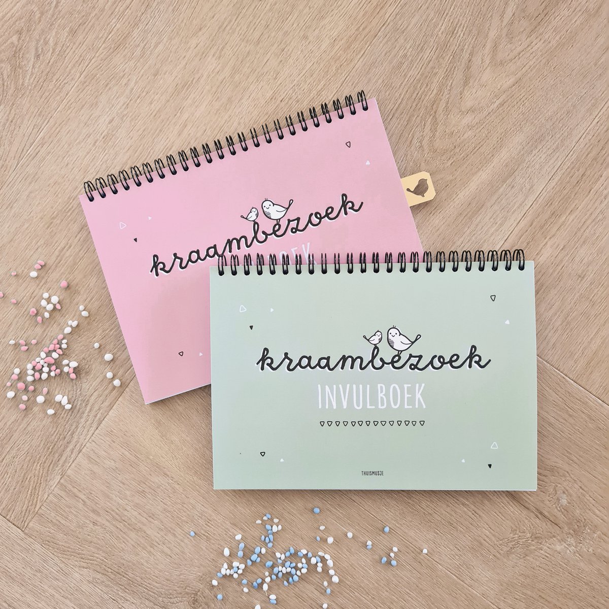 Maternity visit fill-in book A5 | pink