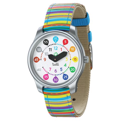 Twistiti - Educatief kinderhorloge voor 6+ met nummerkeuze, waterdichte 50M, gemakkelijk te verwisselen riem - origineel