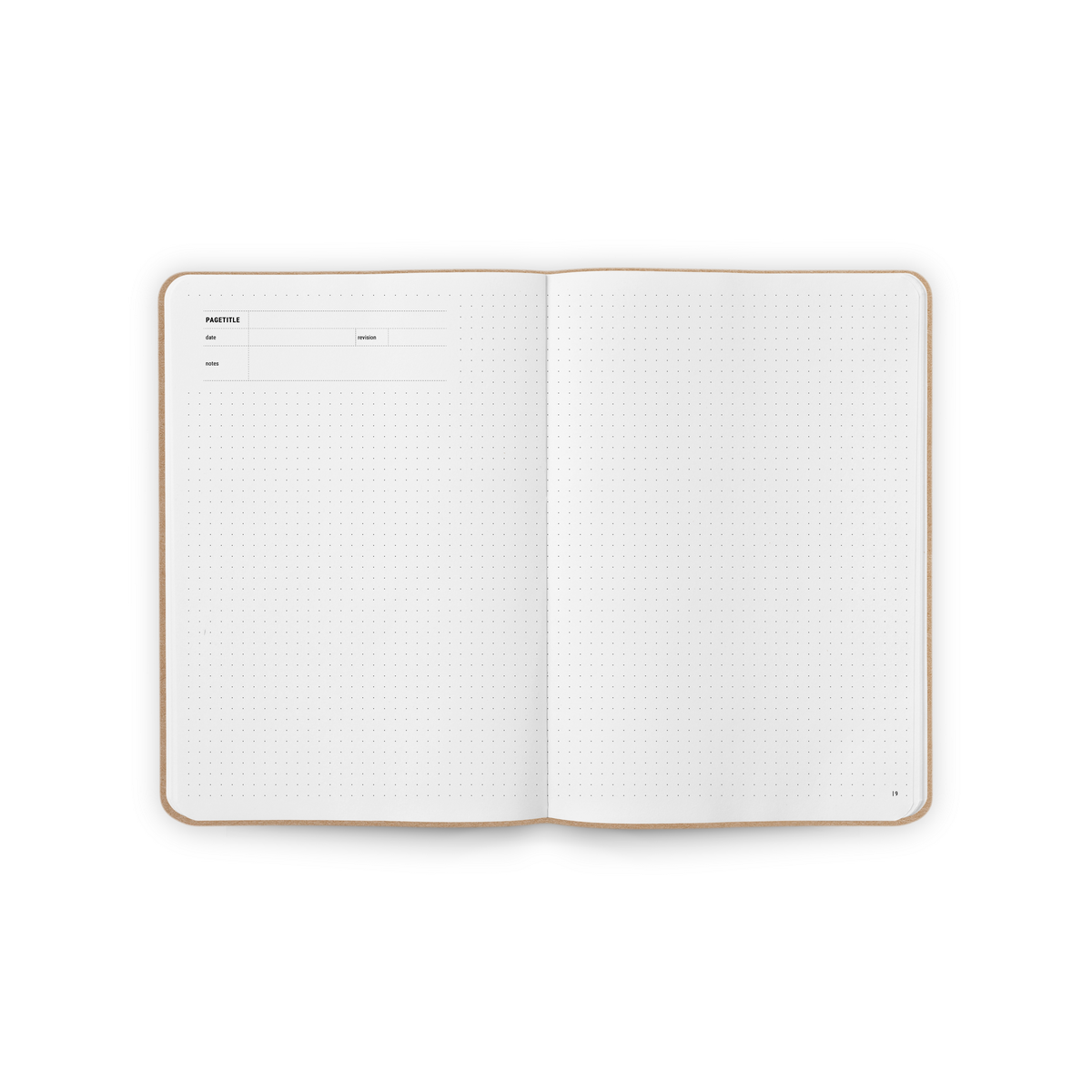 Cahier de papeterie à pois