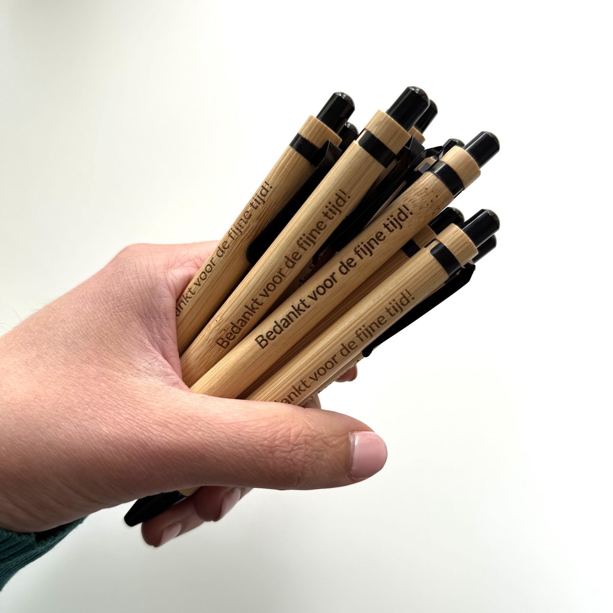 Holz Bambusstifte 'Danke für die tolle Zeit!